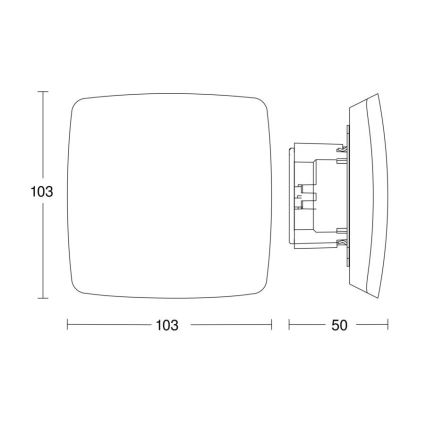 Steinel 066031 - Detector de presencia True Presence IP blanco