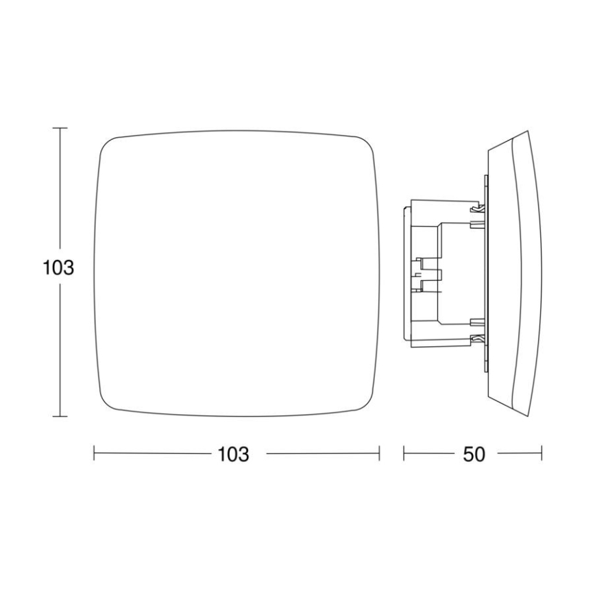 Steinel 066031 - Detector de presencia True Presence IP blanco