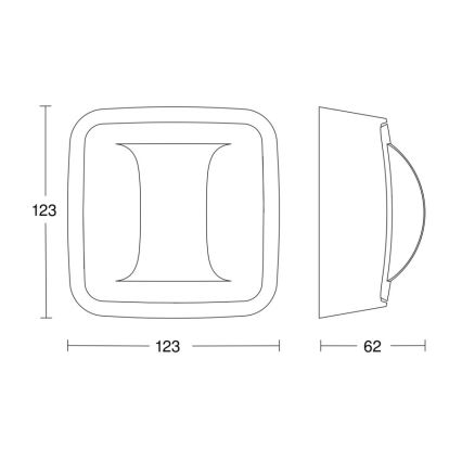 Steinel 066154 - Detector de presencia HALLWAY blanco
