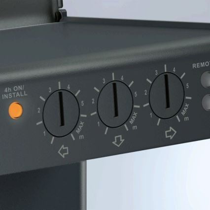 Steinel 066215 - Sensor de movimiento iHF 3D COM1 IP54 negro