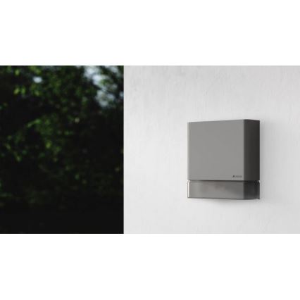 Steinel 067274 - Sensor de movimiento exterior IS 180 DIGI BASIC IP54 antracita