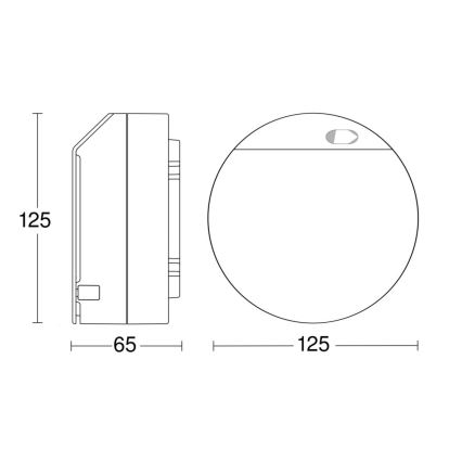 Steinel 067298 - Sensor de movimiento HPD3 IP blanco