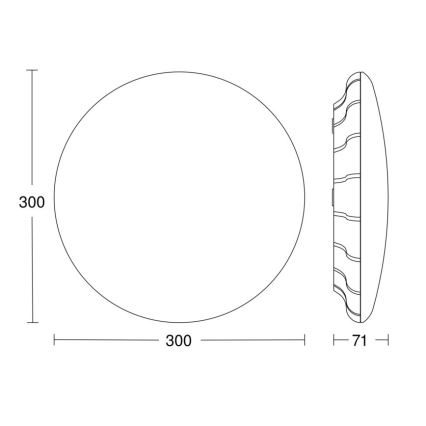 Steinel 067540 - Plafón LED regulable con sensor RS PRO S20 SC 15,7W/230V 4000K