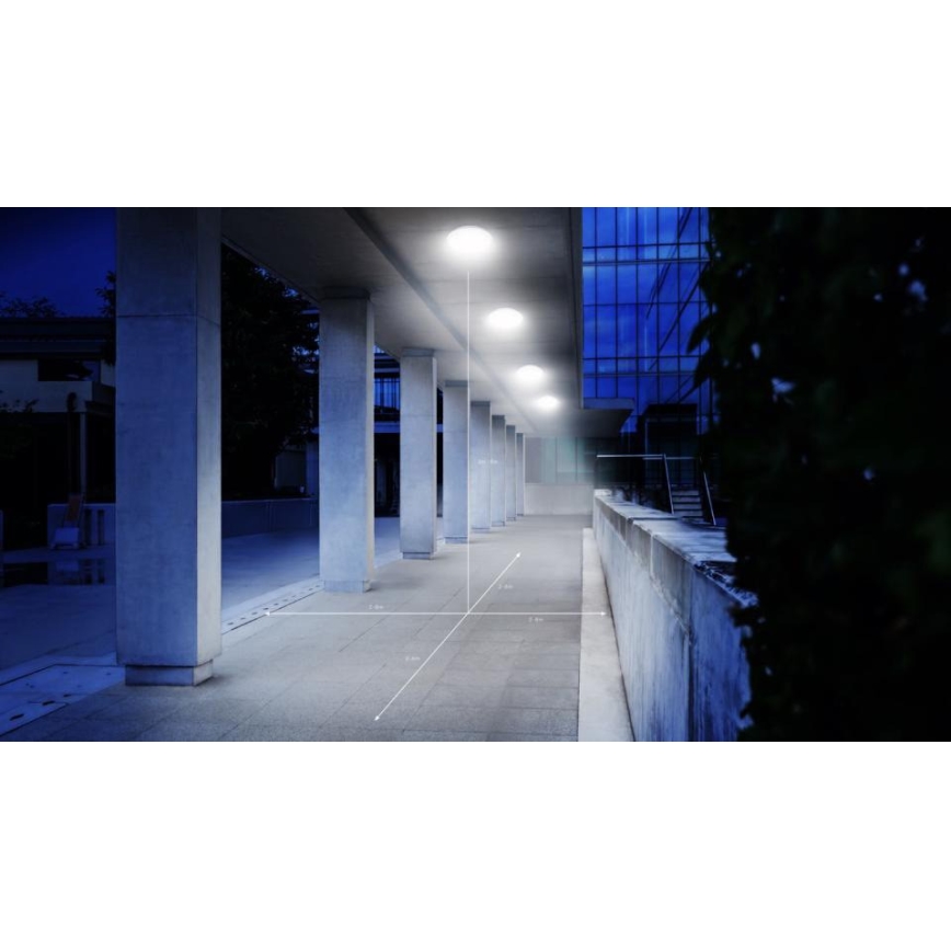 Steinel 068202 - Plafón LED de baño con sensor DL Vario Quattro PRO S LED/14W/230V 3000K IP54