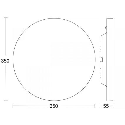 Steinel 068448 - SET 5x Plafón LED regulable con sensor RS PRO R20 BASIC SC LED/15,4W/230V 4000K IP40