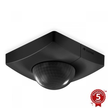 Steinel 068530 - Sensor de movimiento IS 3360 40m COM1 cuadrado negro