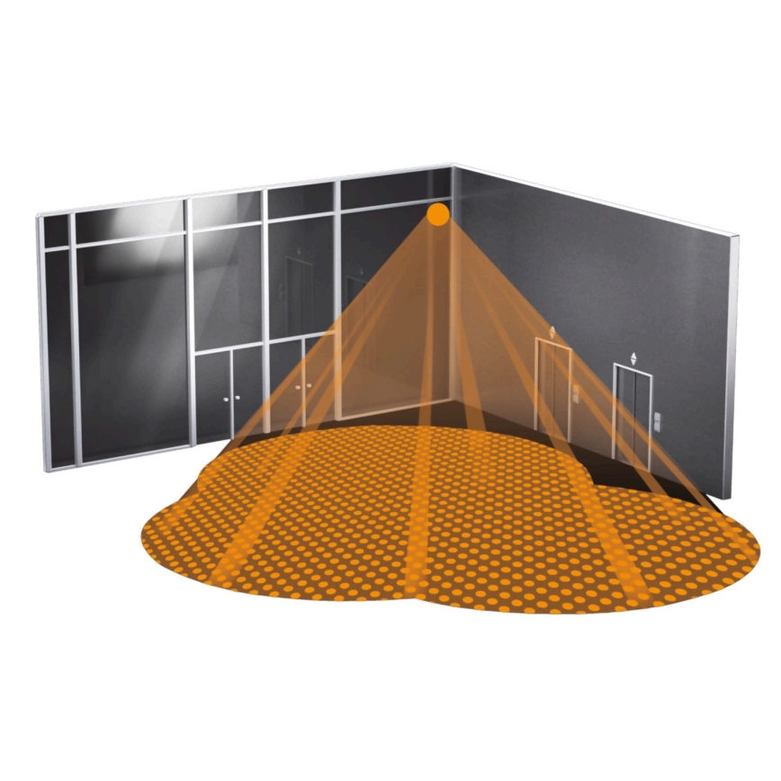 Steinel 068592 - Detector de movimiento IS 3360 40m V3 KNX redondo negro