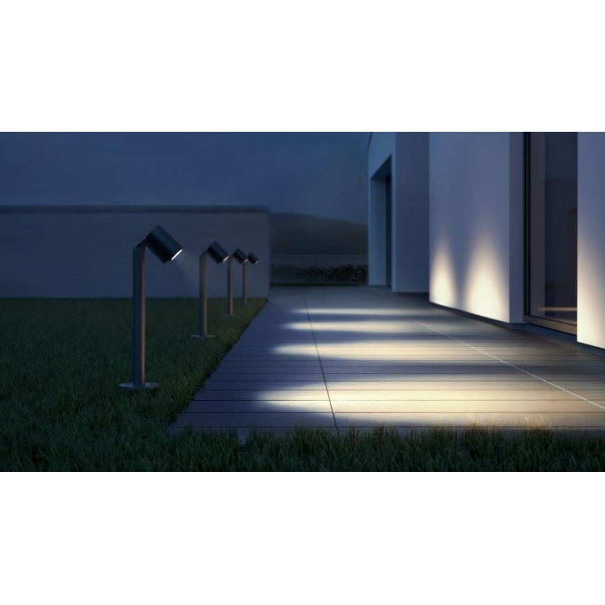 Steinel 068677 - Lámpara LED exterior SPOT WAY 1xGU10/6,7W/230V IP44 antracita
