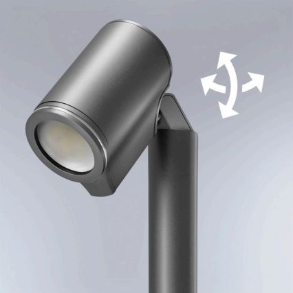 Steinel 068677 - Lámpara LED exterior SPOT WAY 1xGU10/6,7W/230V IP44 antracita