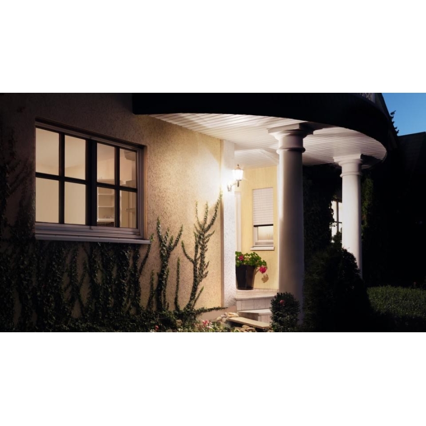 Steinel 069186 - Aplique de exterior L 15 1xE27/60W/230V IP44 blanco