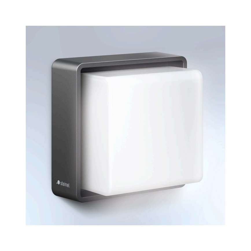 Steinel 078645- LED Aplique para exterior con sensor L 845 SC 9W/230V 3000K IP44 antracita