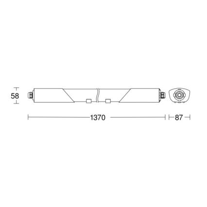 Steinel 079178 - Lámpara LED de alta resistencia con sensor RS PRO CONNECT 5100 SL LED/30W/230V IP66