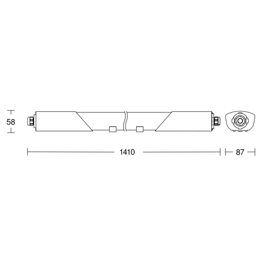 Steinel 079185 - Lámpara técnica LED con sensor RSPRO 5100SC LED/31W/230V IP66