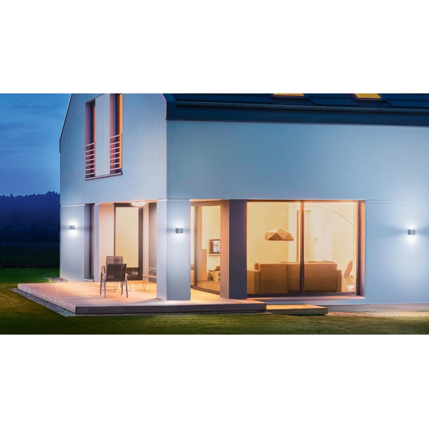 Steinel 079277 - Aplique LED de exterior L840 C LED/9,1W/230V IP44 antracita