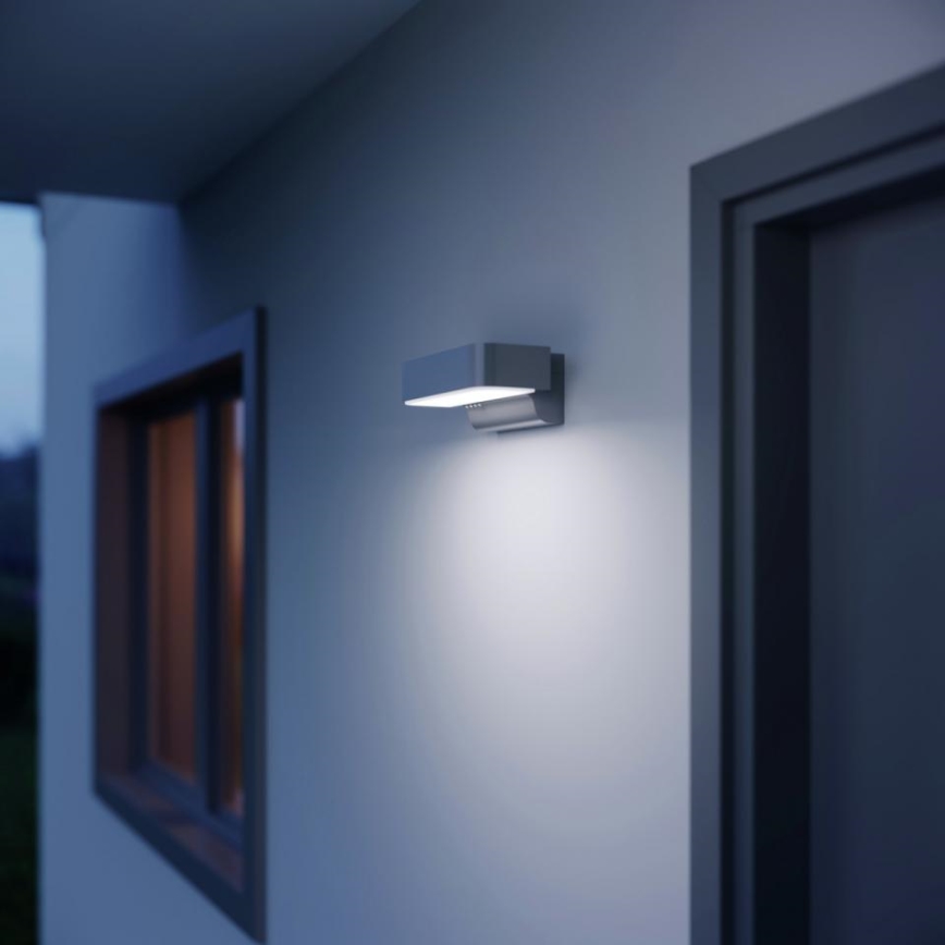 Steinel 079291- LED Aplique de exterior L800C LED/7,5W/230V IP44 antracita