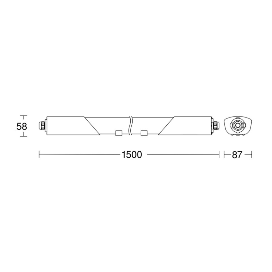 Steinel 079338 - Lámpara LED de alta resistencia con sensor RS PRO 5150 SC 5C LED/42W/230V IP66