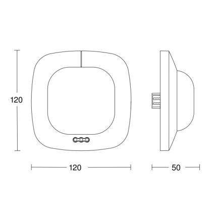 Steinel 079376 - Detector de presencia IR Quattro HD 24m DALI-2 APC blanco