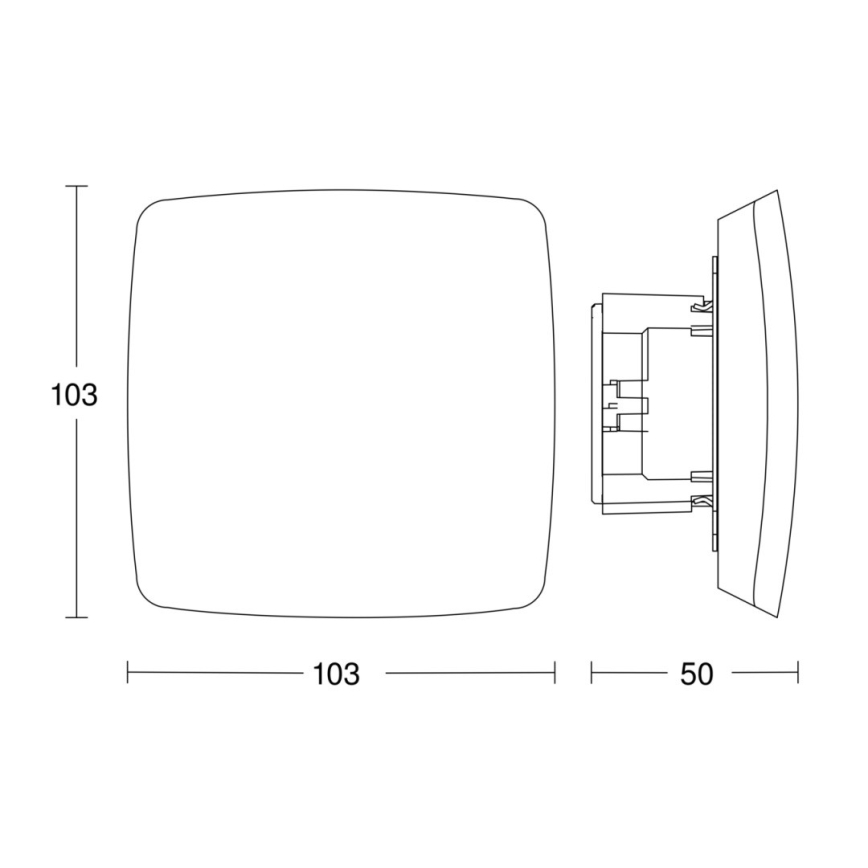 Steinel 079444 - Detector de movimiento TRUE PRESENCE COM1 blanco
