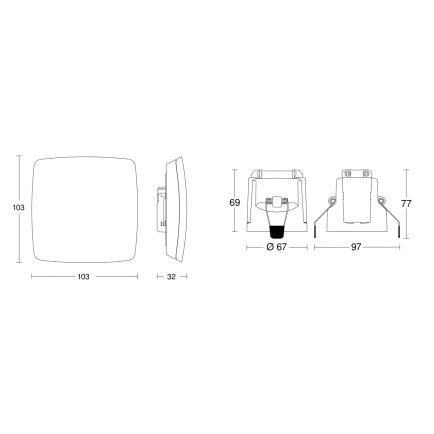 Steinel 079451 - Detector de presencia TRUE PRESENCE KNX blanco