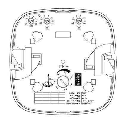 Steinel 079499 - Detector de presencia Dual HF DALI-2 APC blanco