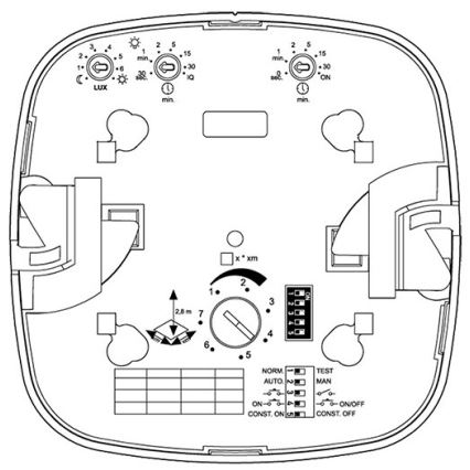 Steinel 079529 - Detector de presencia HF 360 DALI-2 APC blanco