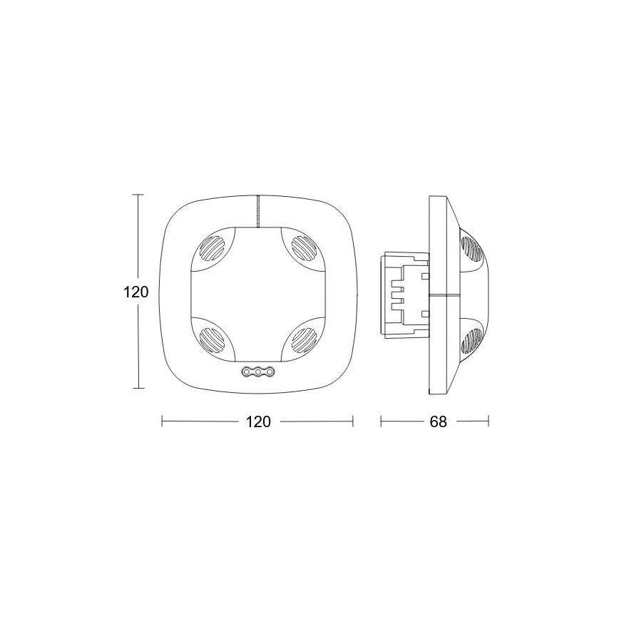 Steinel 079574 - Detector de presencia DualTech COM1 blanco