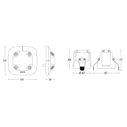 Steinel 079581 - Detector de presencia DualTech KNX blanco