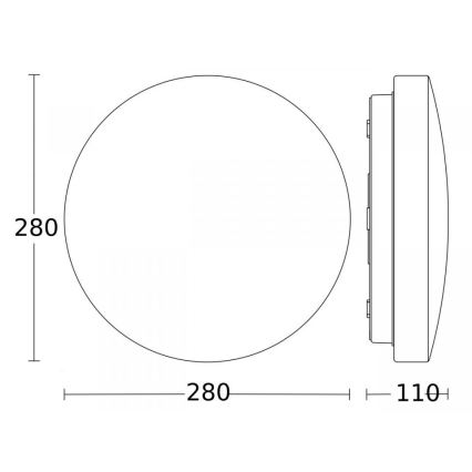 Steinel 079734 - Plafón LED con sensor RS 20 S LED/9,4W/230V 3000K IP44