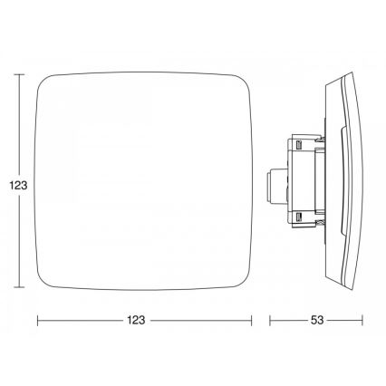 Steinel 081829 - Multisensor True Presence empotrable V2 DALI2-IPD UP blanco