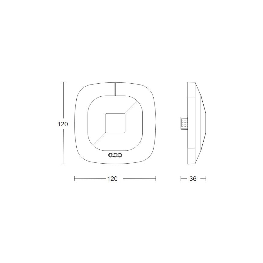 Steinel 082277 - Detector de presencia HF 360-2 DALI-2 APC negro