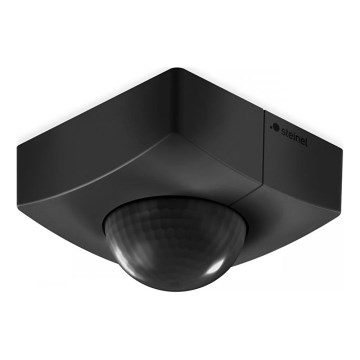 Steinel 084134 - Sensor de movimiento para exterior IS 345-E KNX V3.1 AP SW IP54 negro