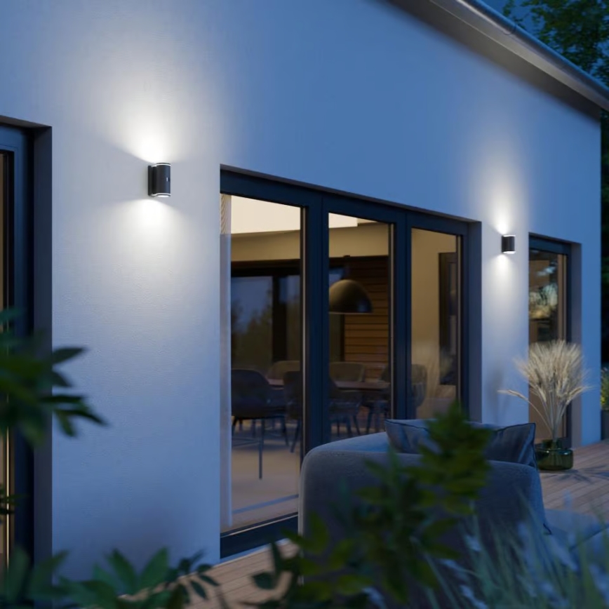 Steinel 087753 - Aplique LED de pared para exterior 2xGU10/14,5W/230V L 940 IP44