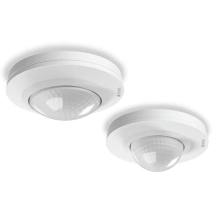 Steinel 087890 - Sensor de movimiento para exterior con un sensor de presencia PD-8 ECO COM1 360° IP54 blanco