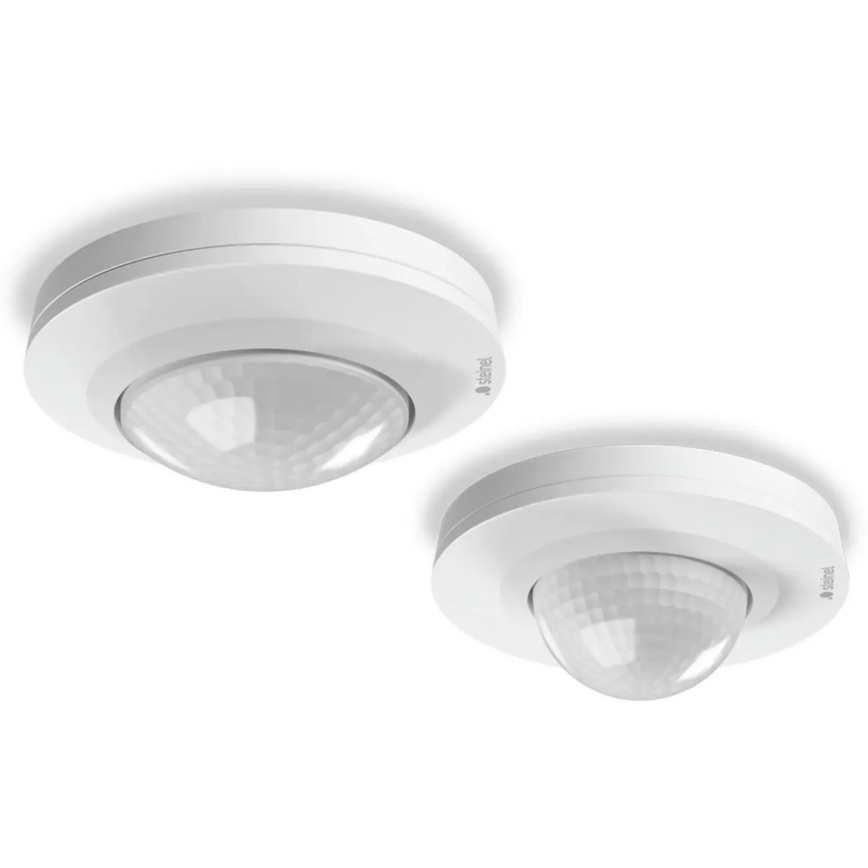 Steinel 087890 - Sensor de movimiento para exterior con un sensor de presencia PD-8 ECO COM1 360° IP54 blanco