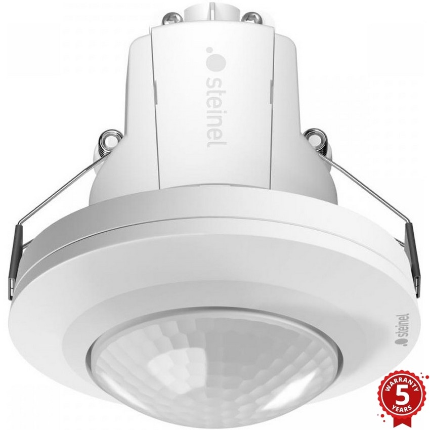 Steinel 087913 - Sensor de movimiento empotrable con un sensor de presencia PD-8 ECO COM1 360° blanco