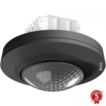 Steinel 087982 - Sensor de movimiento con un sensor de presencia PD-8 ECO KNX 360° negro