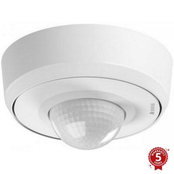 Steinel 088019 - Sensor de movimiento para exterior con un sensor de presencia PD-24 ECO KNX 360° IP54 blanco