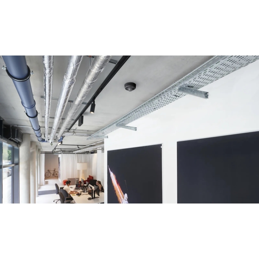 Steinel 088026 - Sensor de movimiento empotrable con un sensor de presencia PD-24 ECO KNX 360° negro