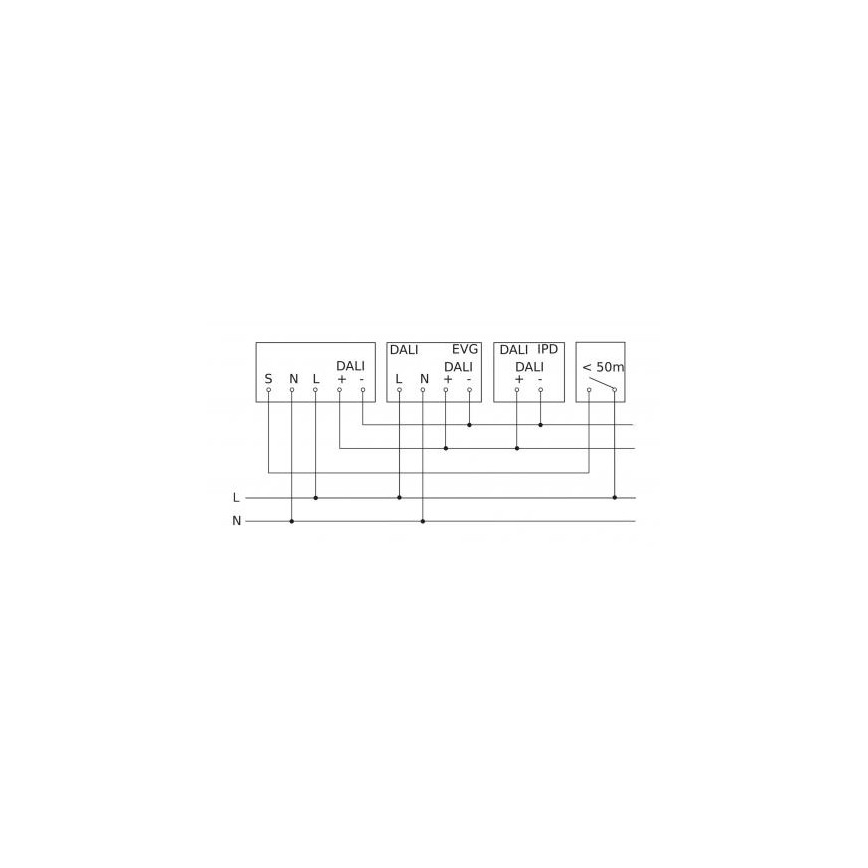 Steinel 088248 - Sensor de movimiento empotrable con un sensor de presencia PD-24 ECO DALI-2 360° negro
