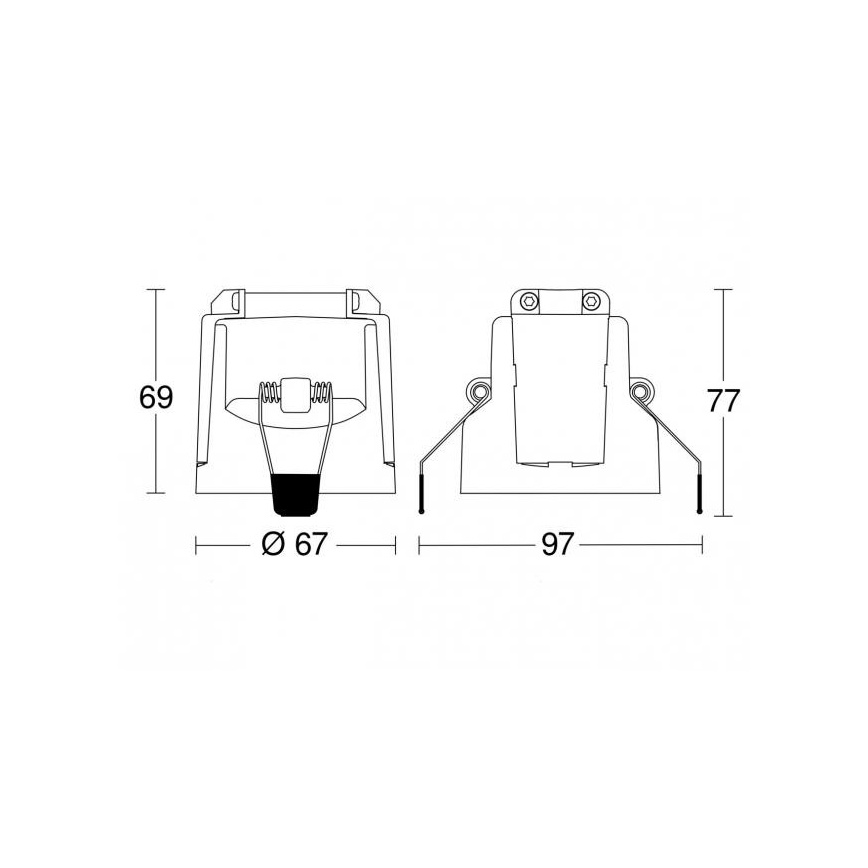 Steinel 088248 - Sensor de movimiento empotrable con un sensor de presencia PD-24 ECO DALI-2 360° negro