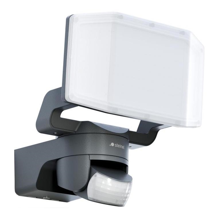 Steinel 090012 - Reflector LED con sensor XLED PROTECT LED/14,3W/230V 3000K IP54 antracita