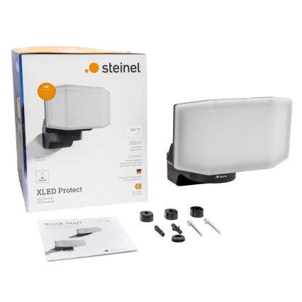 Steinel 090029 - Proyector LED XLED PROTECT LED/13,6W/230V 3000K IP54 antracita