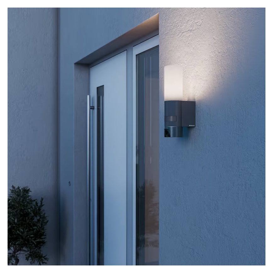 Steinel 092597 - Luminaria LED de exterior con sensor y cámara L 620 LED/13,5W/230V IP44