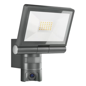 Steinel 092603 - Proyector LED con sensor y cámara LED/21W/230V IP44