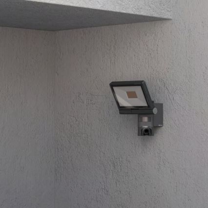 Steinel 092603 - Proyector LED con sensor y cámara LED/21W/230V IP44