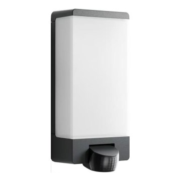 Steinel 094263 - Lámpara para número de casa con sensor, 1xE27/15W/230V, L 14 S, IP44