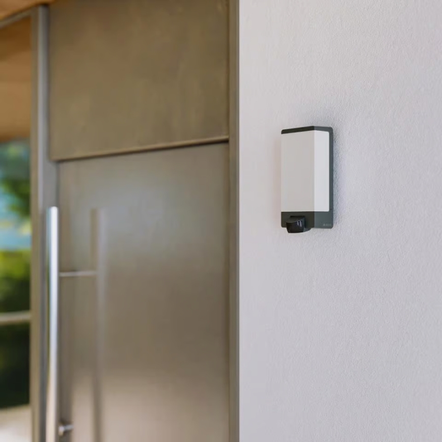 Steinel 094263 - Lámpara para número de casa con sensor, 1xE27/15W/230V, L 14 S, IP44