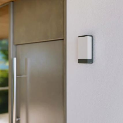 Steinel 094270 - Aplique de pared exterior 1xE27/15W/230V L 14 IP44