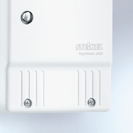 STEINEL 550615 - Interruptor crepuscular NightMatic 3000 Vario blanco IP54