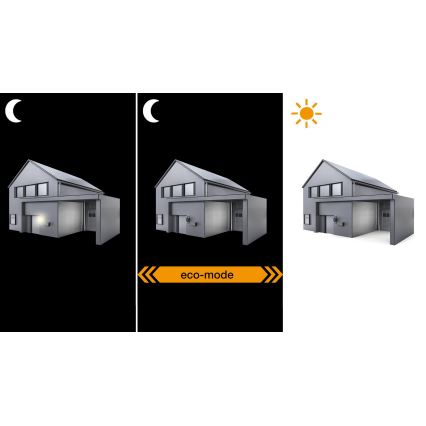STEINEL 550615 - Interruptor crepuscular NightMatic 3000 Vario blanco IP54
